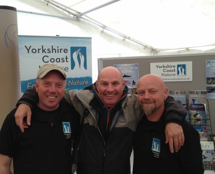 Richa Dn Mark At The YCN Stand With Mike Dilger In 2014