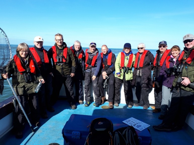  Jono leading a YCN Seabird and Whale trip 2019