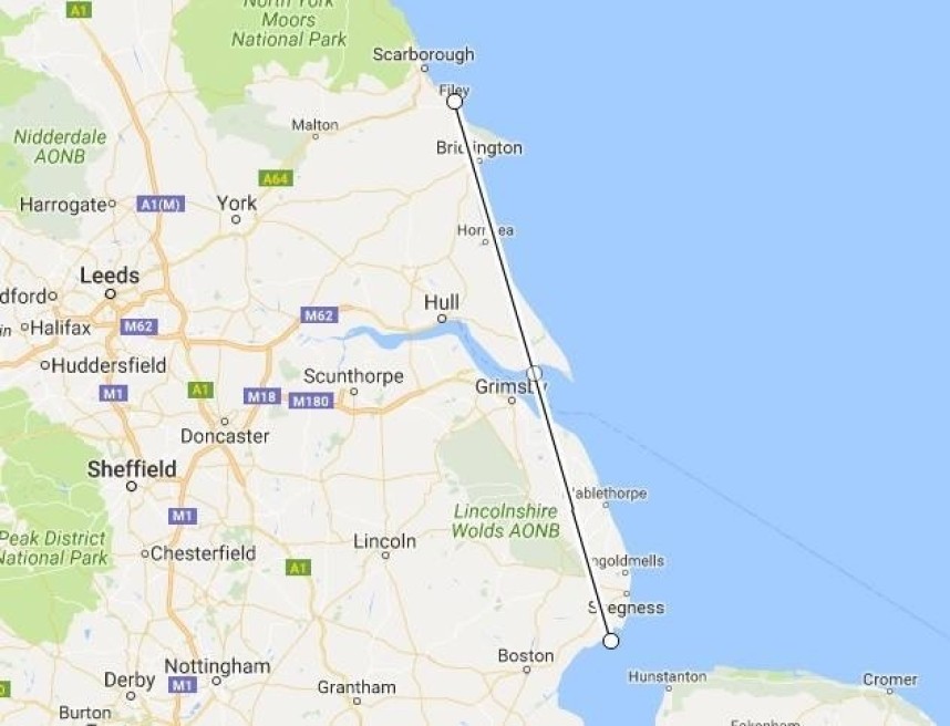  Oystercatcher migration map