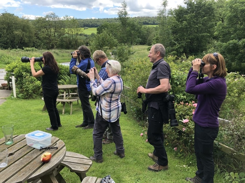  Margaret leading one of her Forest and River Birding Discovery Days