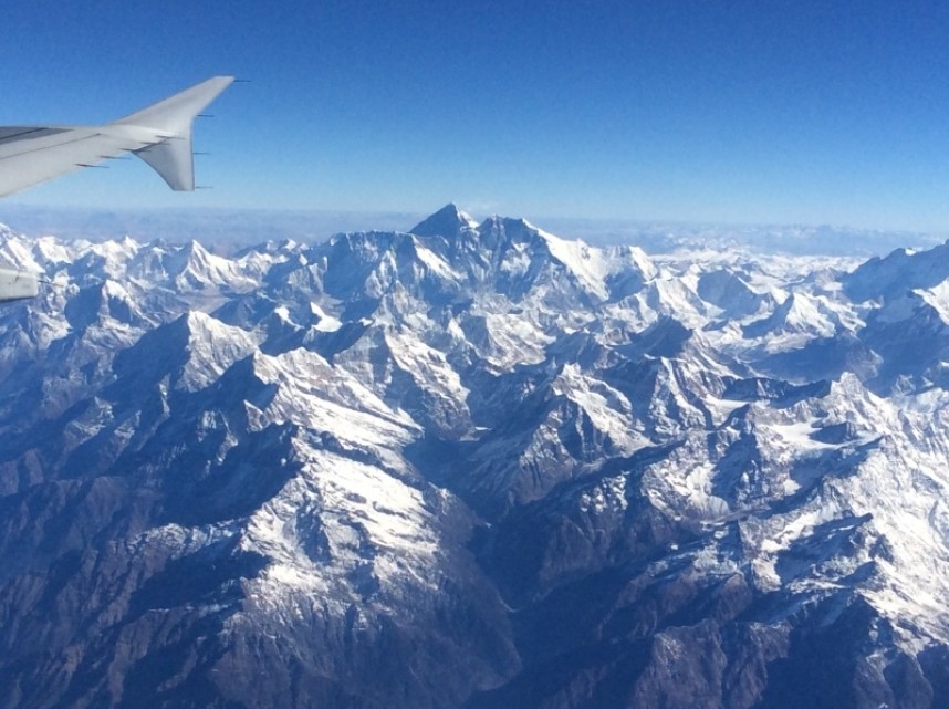  Everest from the Paro to Kathmandu flight © Richard Baines