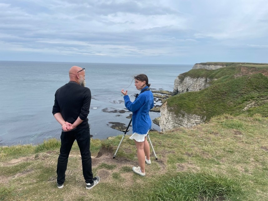 Mark guiding on the YCN Puffin Safari