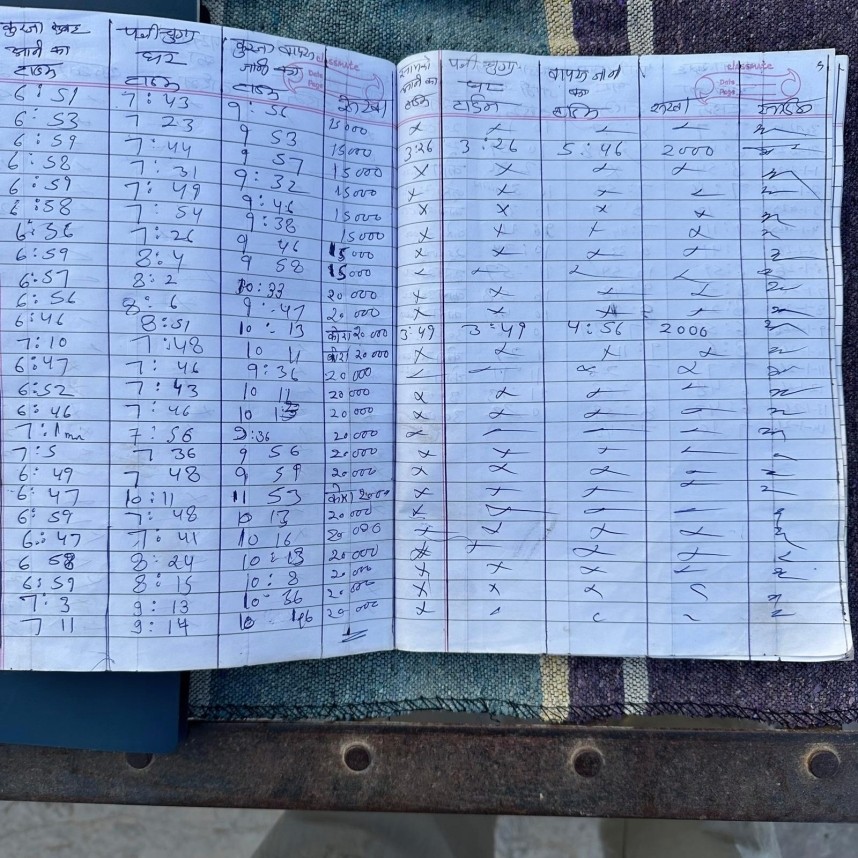 Mr Sevaram's notebook