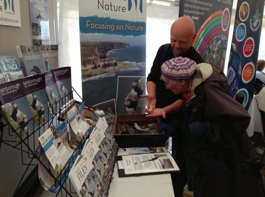  Meeting the famous Gillian at the YCN stand