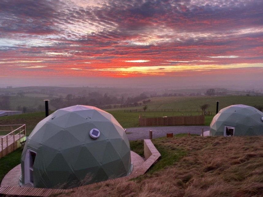  Sunset over the domes © Roddy Hamilton
